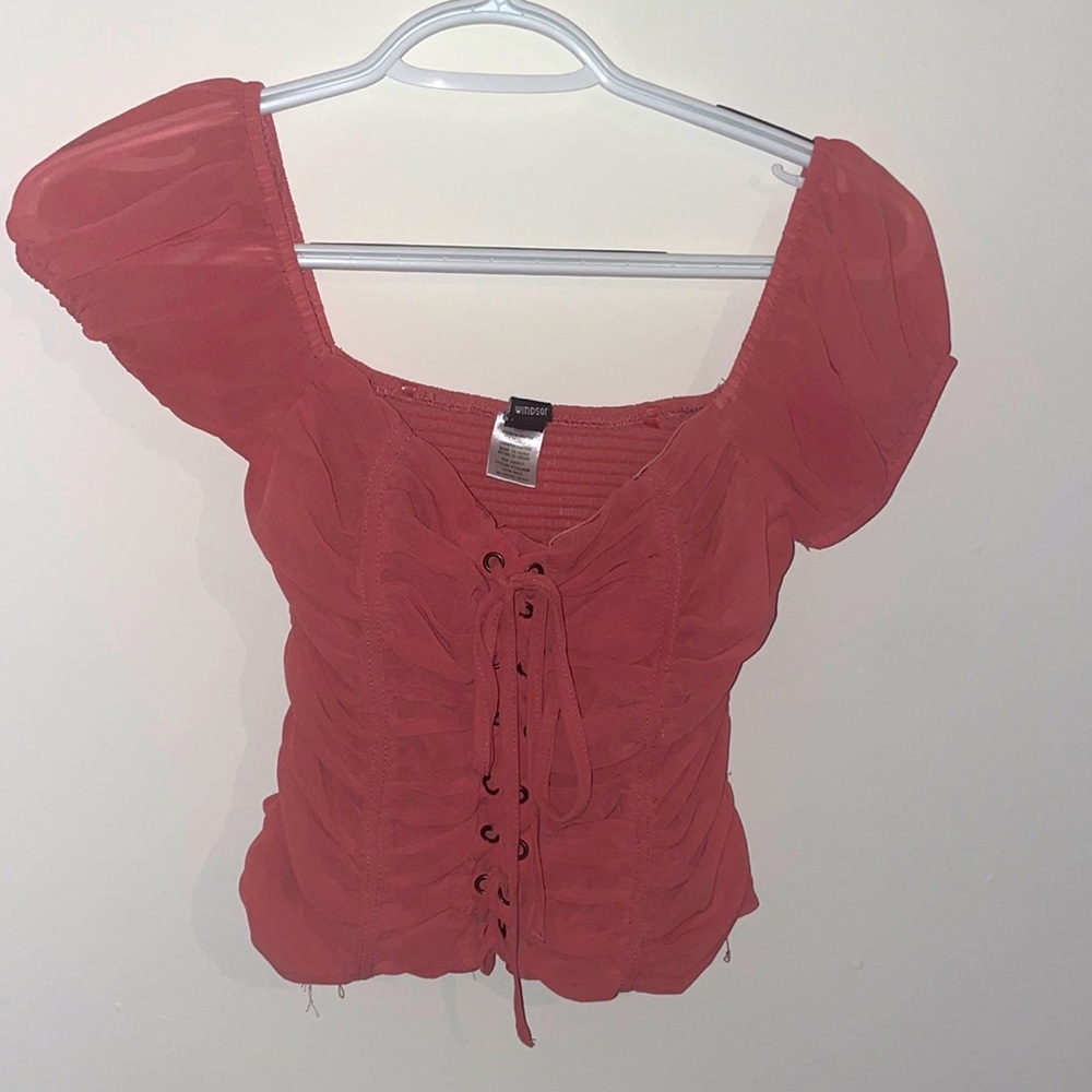 Pink corset top Windsor